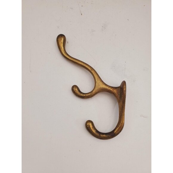 Bronze Cast Iron Hook - Wall Mount | Coat Hook Wall Mount | Vintage Wall Hooks | - Picture 1 of 10